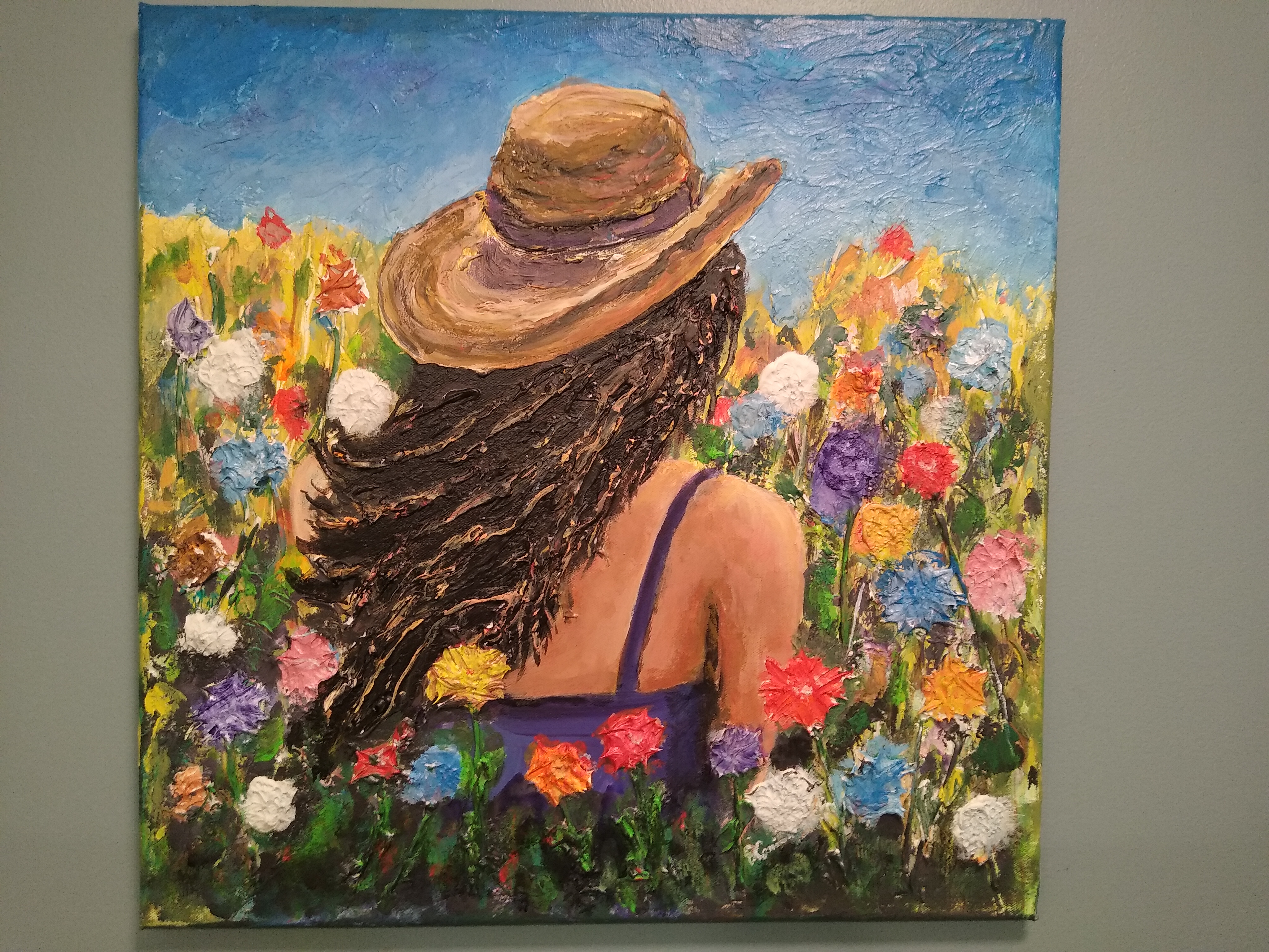 Girl in Flowers